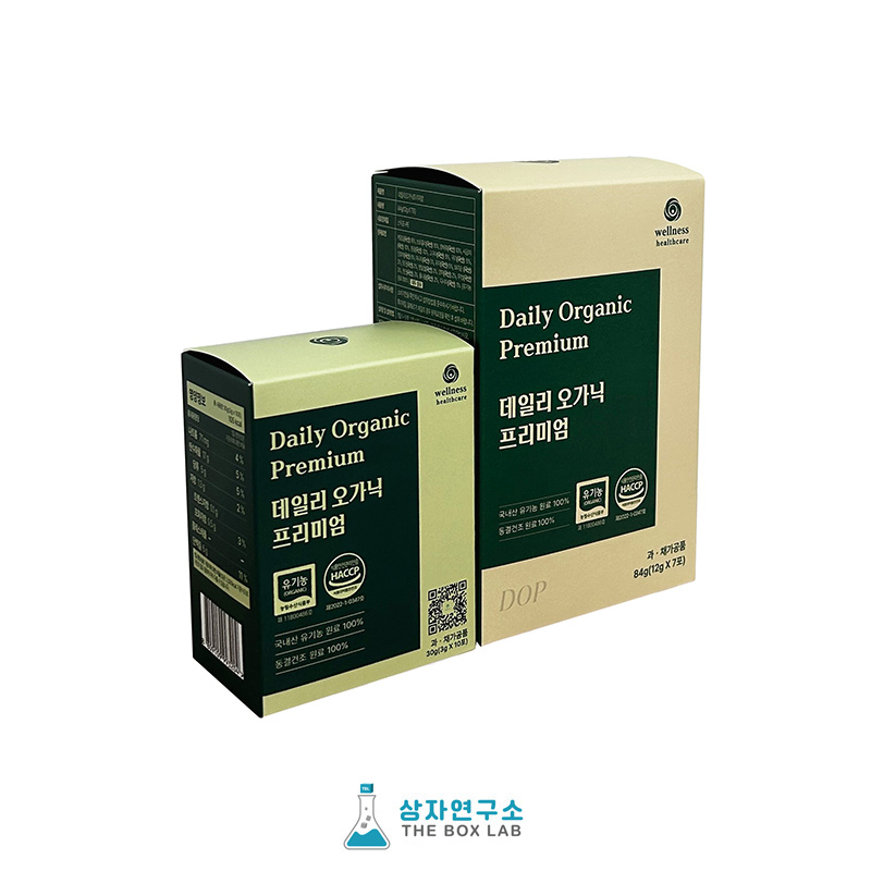 오가닉 3g,12g(단상자/삼면뚜껑)