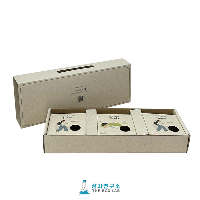 어쓰쓰비누3개입(Y형조립식,슬리브)